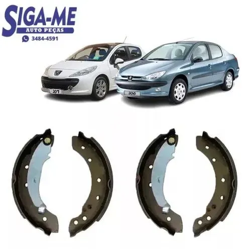 Sapata Freio Peugeot 206 98/10 207 09/13 Cod: 24722