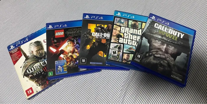 Jogos mídia física PS4/PS5
