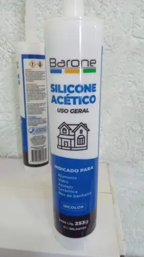 Silicone Acetico Uso Geral Incolor Super Promoção 
