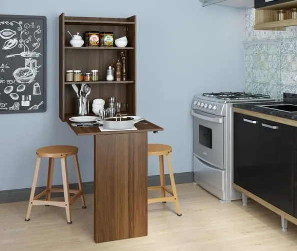armário com mesa dobrável/ novo