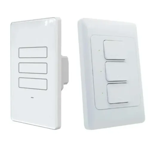 Interruptor inteligente wifi Agl 3 teclas touch e fisca - Leia