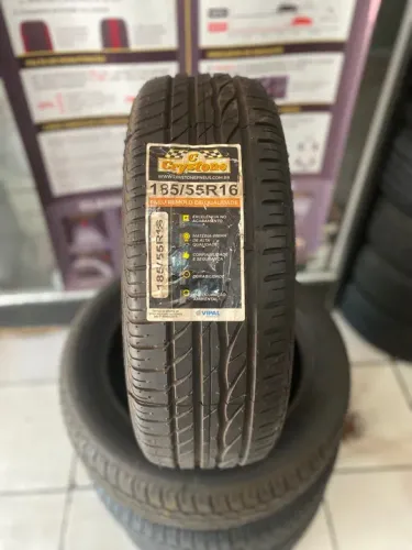 Pneu 185/55/16 Remold Crystone *borracha vipal* (instalação gratuita)