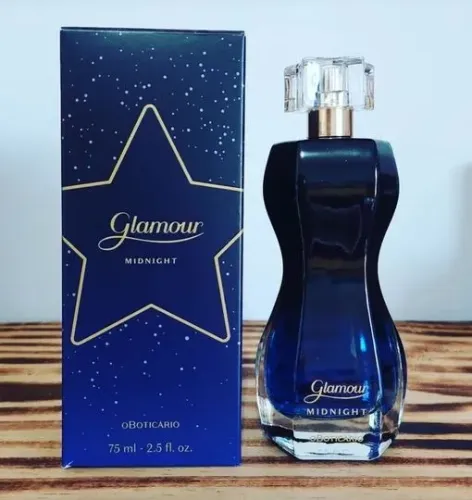 Perfume Glamour Midnigth feminino 75 ml, o boticário