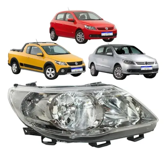 Farol Gol Voyage Saveiro G5 2009 2010 2011 12 Foco Duplo Ld
