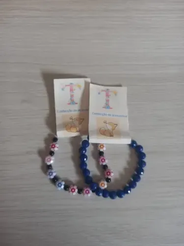 Pulseiras kit 2 peças meninas.