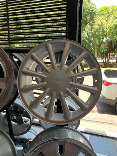 Roda Omega PowerTech aro 17 4x100 Tl6 Prata