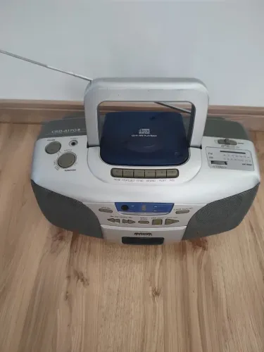 Rádio e CD Player Portátil Aiwa Stereo Raridade 