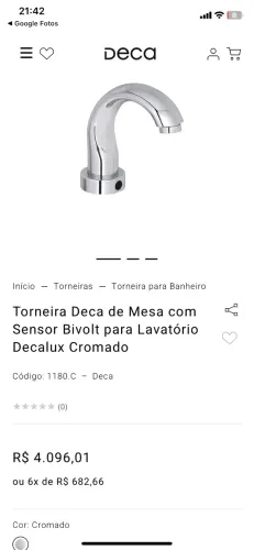 Torneira bivolt imperdível