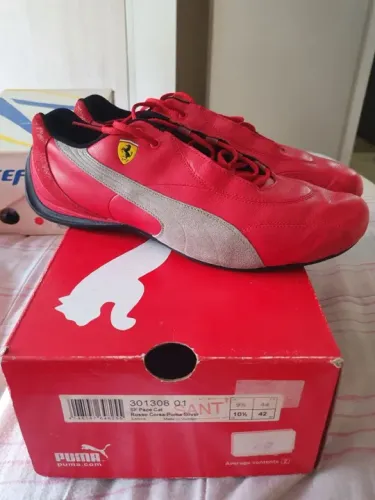 Tênis Puma SF Pace Cat Ferrari Vermelho TAM42 