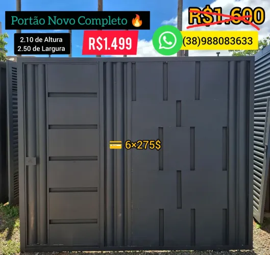 Portão Novo Completo Oportunidade Única!