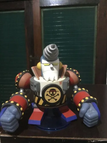 Nome do personagem:   General Franky - MEGA World Collectable Figure  One Piece altura 15 