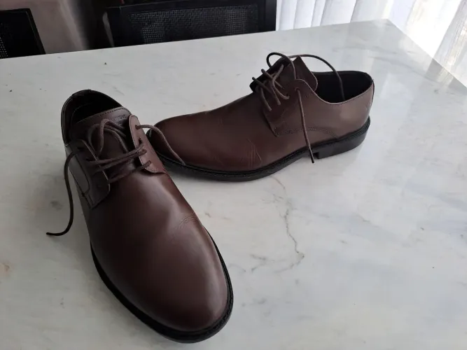Sapato VR Derby Marrom n 39/40  - praticamente sem uso