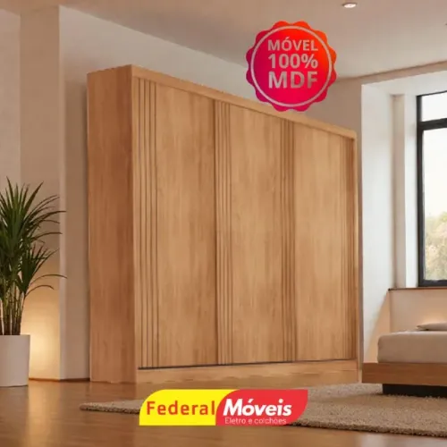 Guarda Roupa 100% MDF (TEMOS CREDIÁRIO)