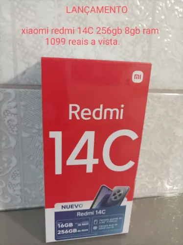 Xiaomi Redmi 14C 256GB 8GB RAM - Novo