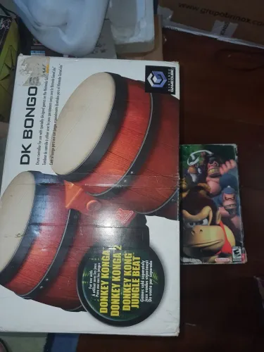 Gamecube DK Bongo Donkey Konga com caixa Nintendo GameCube