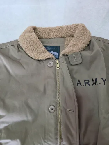 Jaqueta estilo militar XXL, verde
