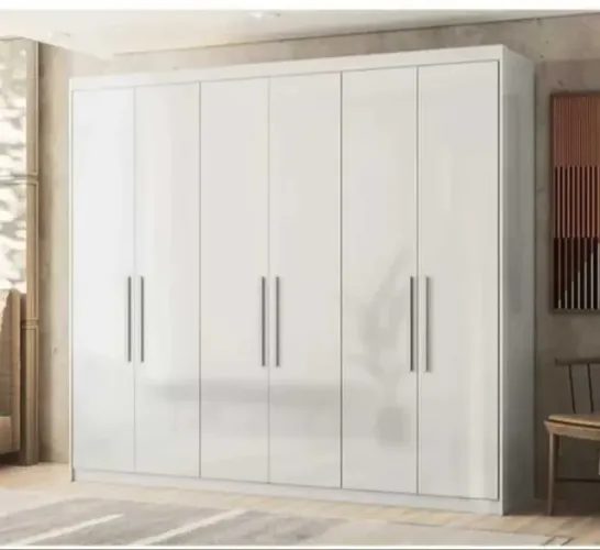 Guarda Roupa 6 Portas 4 Gavetas 100% MDF Novo Fazemos Entrega