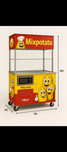 Carrinho de Batata Recheada Mix Potato - Novo Negócio!