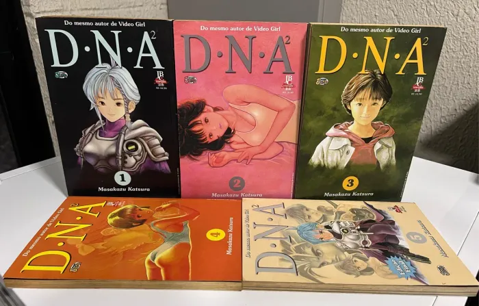 Dna Masakazu Katsura coleção completa 1 ao 5 Mangá Jbc