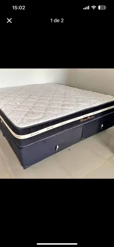 Cama box super king agora