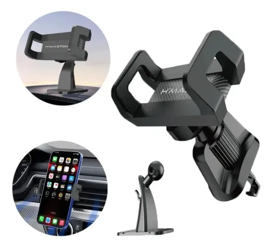 Suporte De Celular Para Saida de Ar e Painel Veicular 2 em 1 Rotação 360°