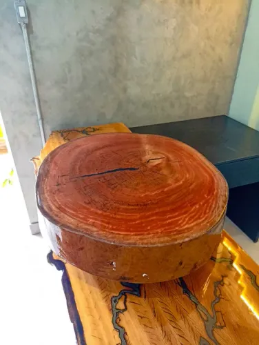 Mesa de centro rústica