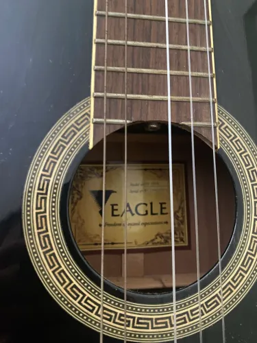 Violão Clássico Eagle Dh 69 Bk Preto Violão Eagle DH 69 (Preto)  