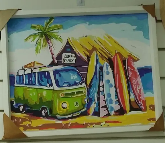 Quadro Decorativo Surf Shack