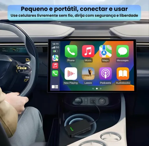 Carlinkit 5.0 2AIR (2025) - CarPlay e Android Auto sem fio! ?