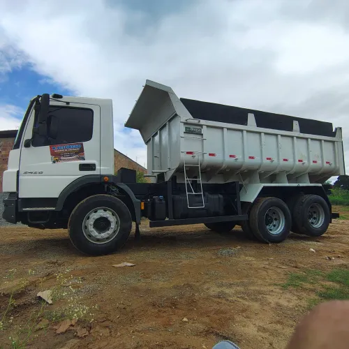 Mercedes Atego 2426 basculante caminhão top