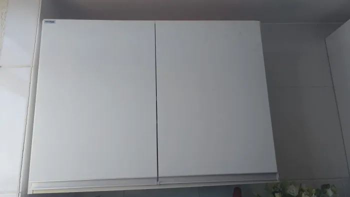 Armário de cozinha branco 2 portas