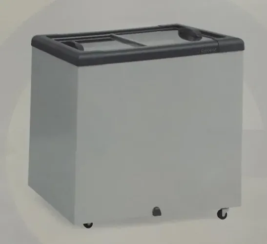 Freezer horizontal tampa de vidro 200 litros - Gelopar - Sadi