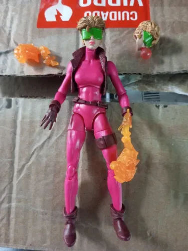 Boom boom x-men dinamite Marvel legends Hasbro boneco figura