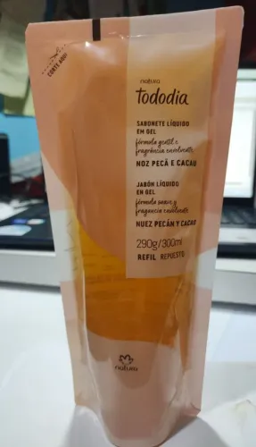 Natura - Refil Sabonete Líquido em Gel Tododia Noz Pecã e Cacau