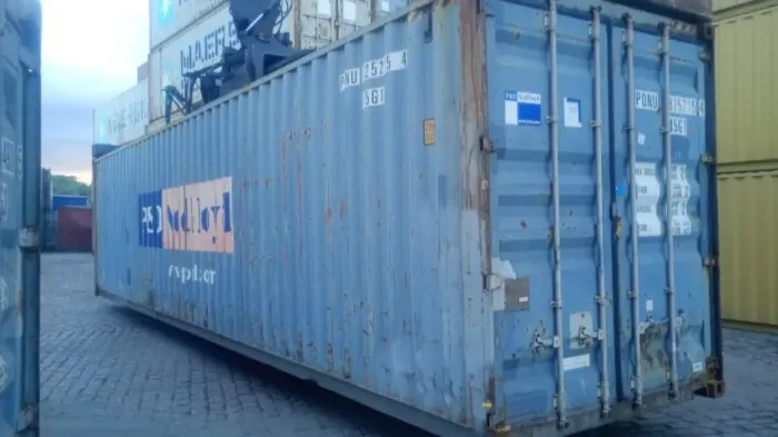 Containers Paraná porto paranaguá 20 e 40 pés