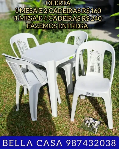 MESA E CADEIRA JDMX UDME JD.E UDMS XKE. 7X SJEM ENTREGO HOJE 