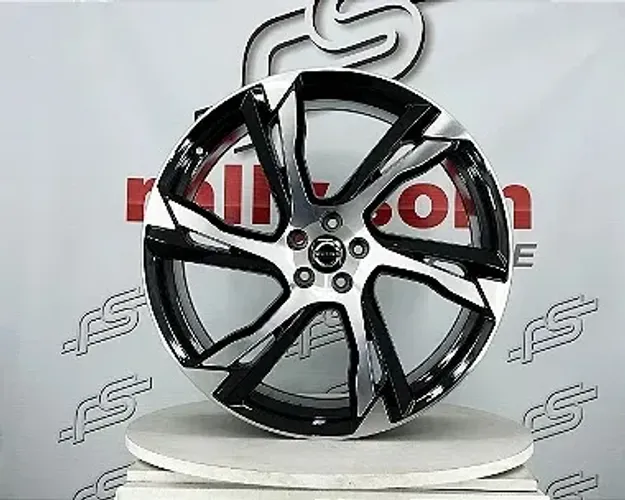 Jogo de Roda Volvo XC 90 Preto Diamantado 5x108 - 22x9 Offset 38