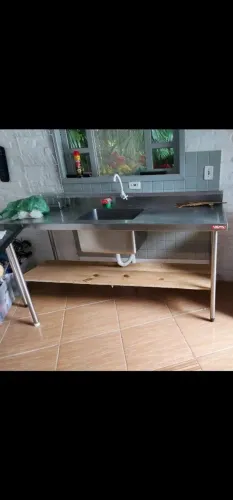 Pia cozinha inox 