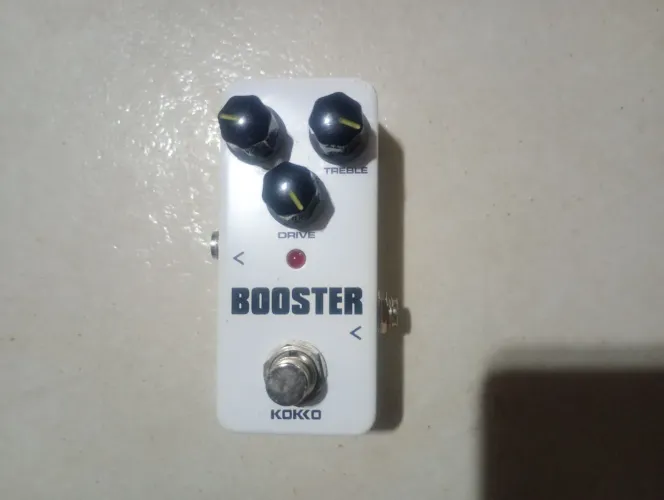 Pedal kokko booster para guitarra violão baixo 