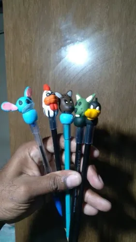 Ponteiras de Lápis em biscuit