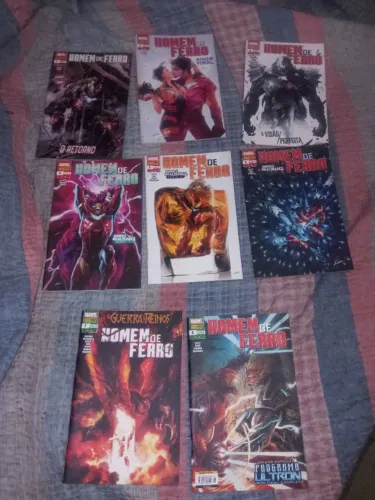 HQ Homem de Ferro Vol.1 (2019) COMPLETA + 2 encadernados de brinde