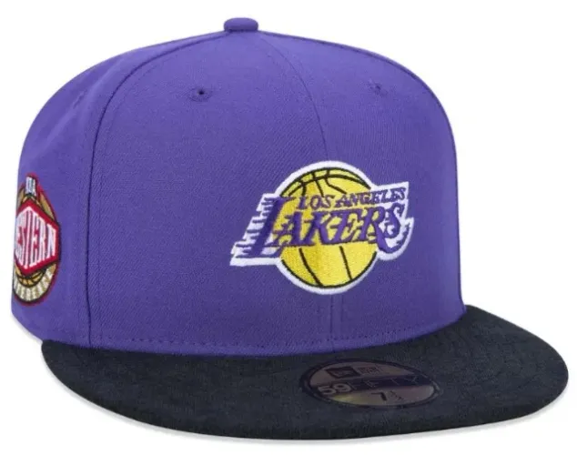 Boné Original New Era Los Angeles Lakers Fitted - 7 1/8 e 7 1/4