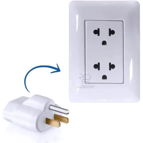 Adaptador de tomada universal (kit com 3)