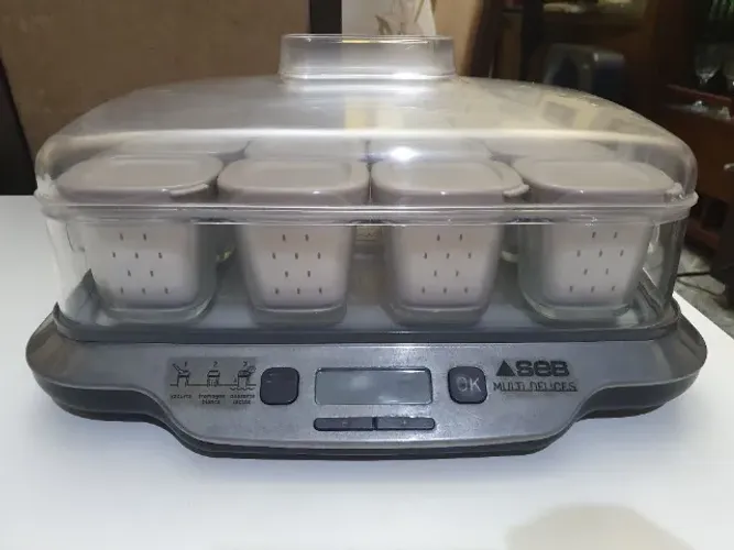 Máquina de Iogurte / Iogurteira Deluxe SEB 220V 12 potes