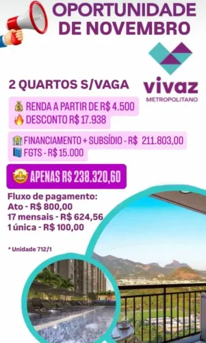 Imóvel para venda tem 37 metros quadrados com 2 quartos em Jacarepaguá - Rio de Janeiro - 