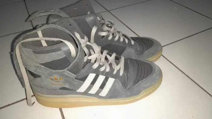 Tênis adidas Forum Mid 43 Solid Grey / Sesame / Sand