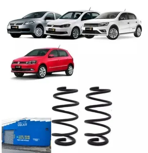 Molas Seminovas originais para Gol e Voyage 2009 a 2023