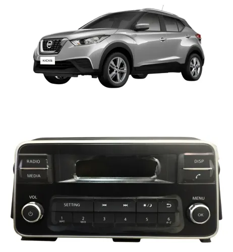 Radio Bluetooth Multimedia Original Nissan Kicks 2016/2019