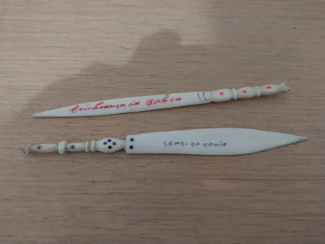 Cortadores de papel - lembranças da Bahia