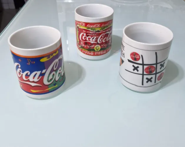 Jogo de Canecas da Coca Cola